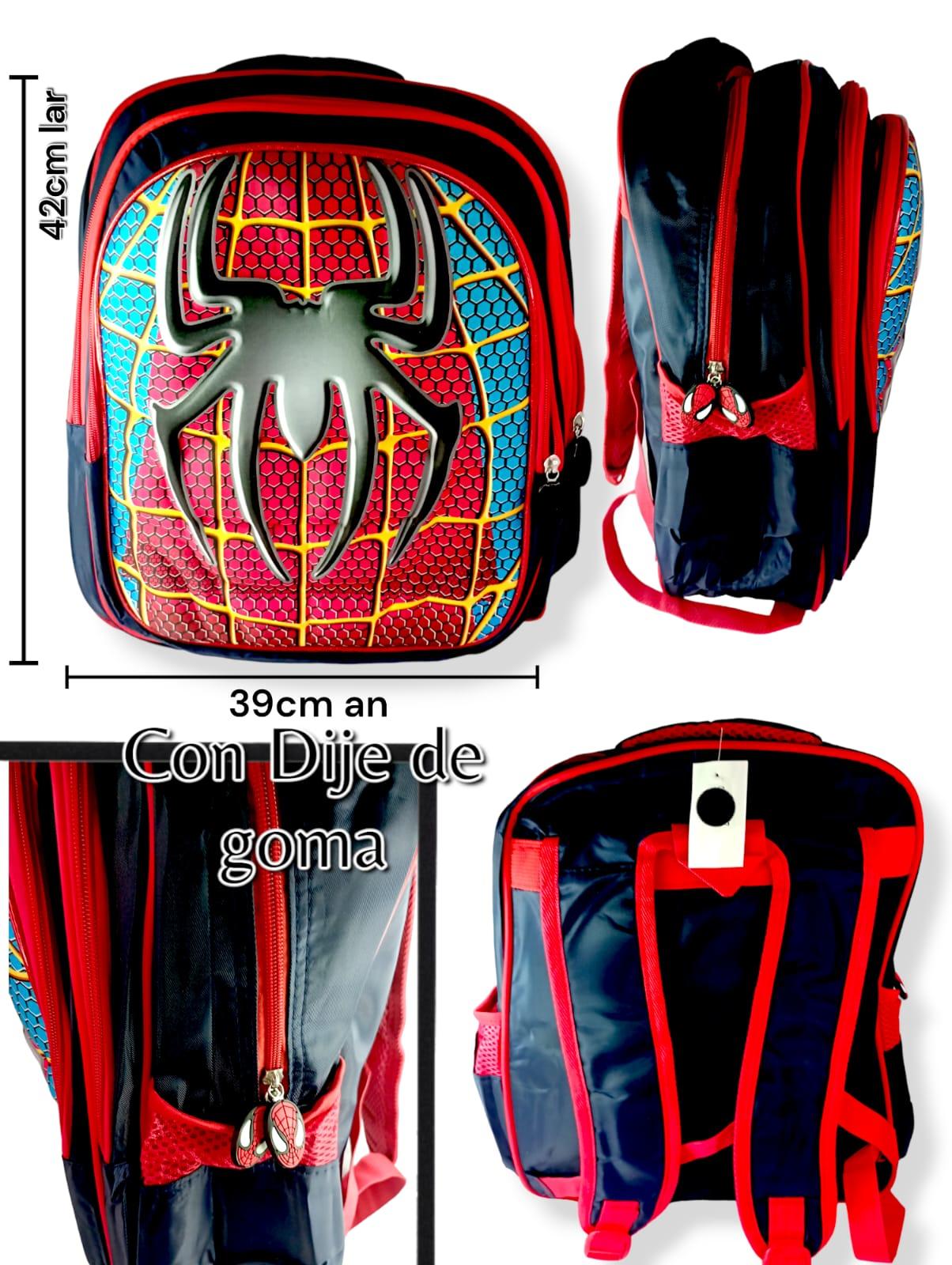 Mochila Frente 3D Spiderman 42cm